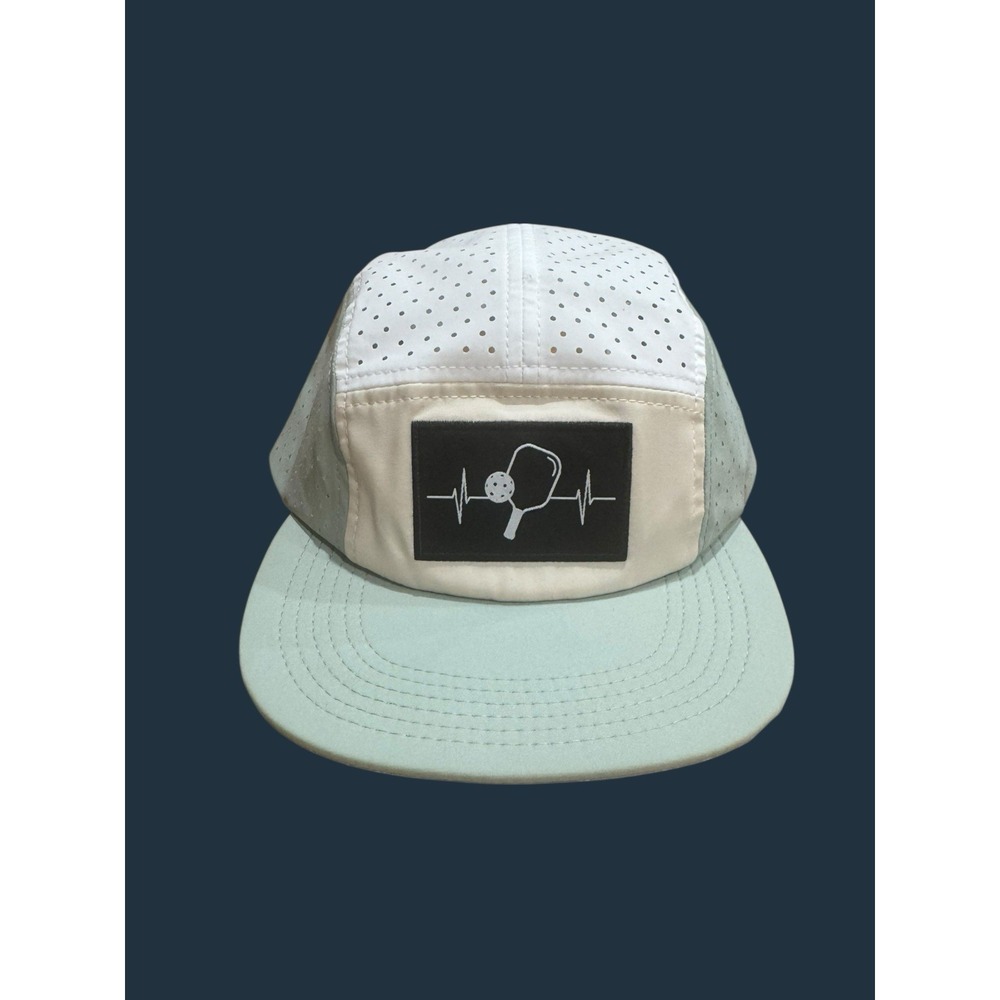 PICKLEBALL Unstructured  5-Panel Adjustable Heartbeat Hat -The Heartbeat Brand-‎